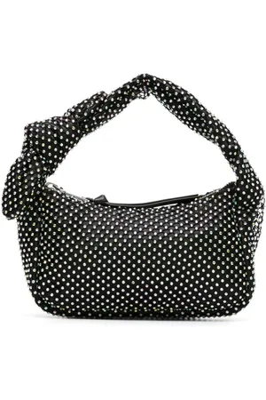 Comme des Garcons Bow Flute patent-finish Tote Bag - Black