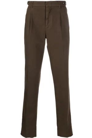 PESERICO SIGN Waist-tab cotton trousers