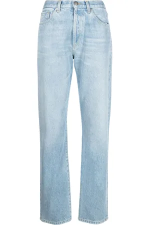 There Was One Mid-rise straight-leg jeans