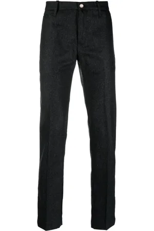 Jacob Cohen Mélange-effect tailored cotton trousers