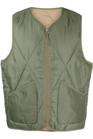 Universal Works Reversible diamond-quilted gilet