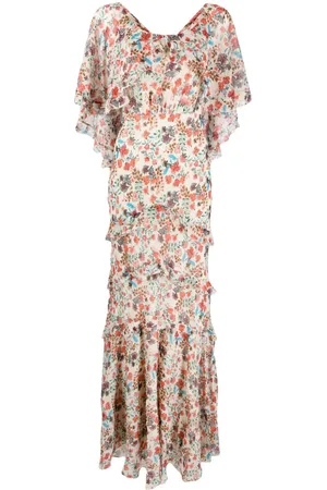 SALONI Tiana silk dress