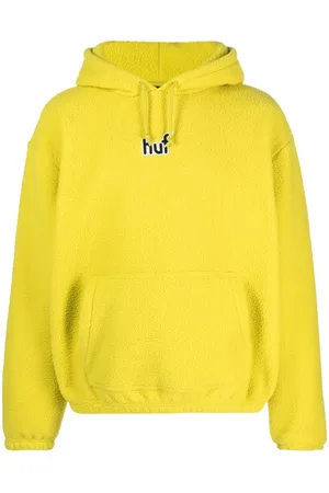 Huf Griffith logo-embroidered Sherpa-fleece hoodie
