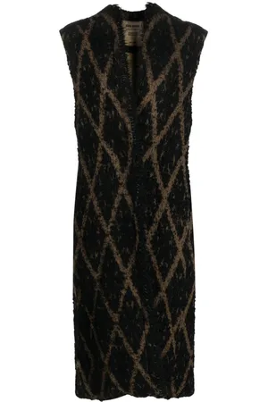 UMA WANG Diamond-pattern gilet