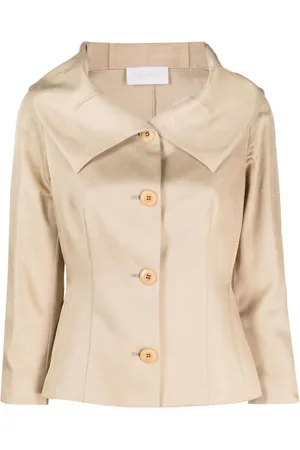 VALENTINO GARAVANI 1990s wide-collar satin jacket