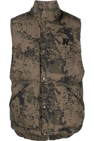 Represent Camouflage-print puffer gilet