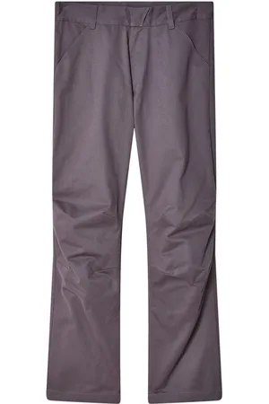 Olly Shinder Zip-detailing cotton straight-leg trousers
