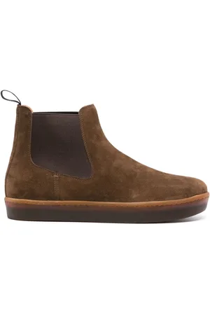 HENDERSON BARACCO Elasticated-panels suede boots