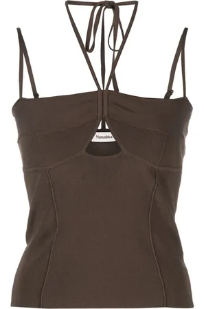 Nanushka Davine double-strap top