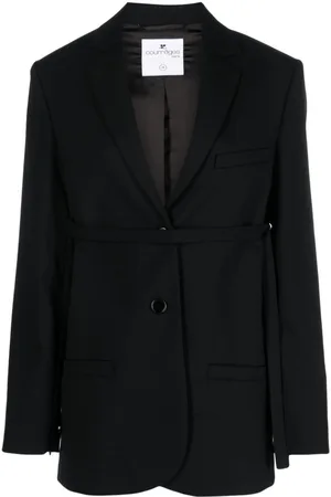 Courrèges Strap single-breasted blazer