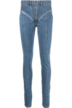 MUGLER Spiral skinny jeans