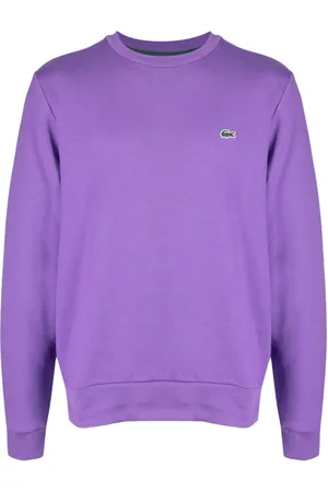Lacoste Logo-patch crew-neck sweatshirt