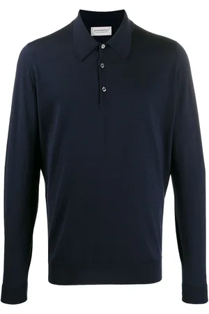 JOHN SMEDLEY Knitted polo shirt