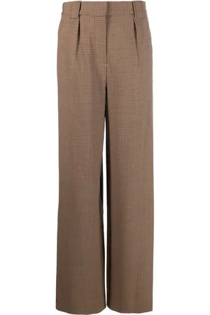 Simkhai Check-print tailored trousers