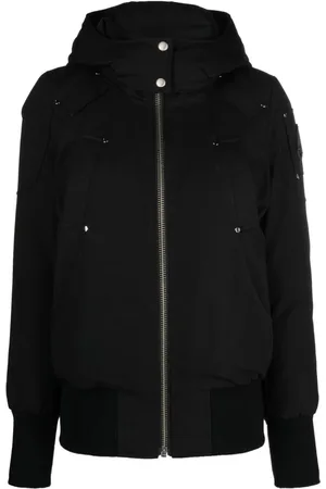Moose Knuckles Ballistic high-neck studded hooded jacket