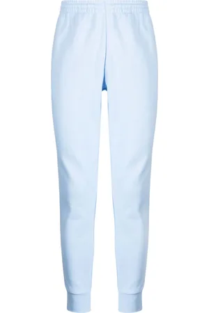 Lacoste Logo-patch fleece-textured track pants