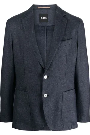 HUGO BOSS Notched-lapel single-breasted blazer