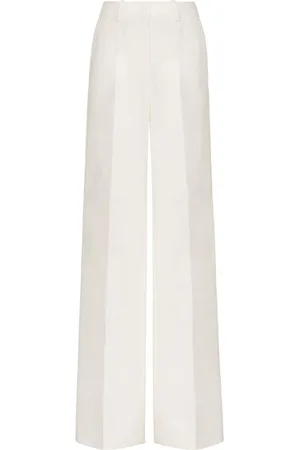 VALENTINO GARAVANI Crepe Couture wide-leg trousers