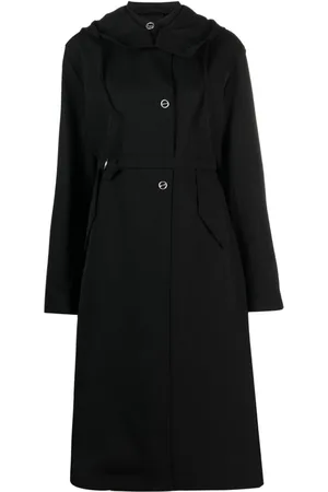 Jil Sander Hooded wool coat