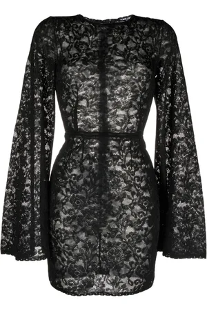 Dolce & Gabbana Wide-sleeve lace minidress