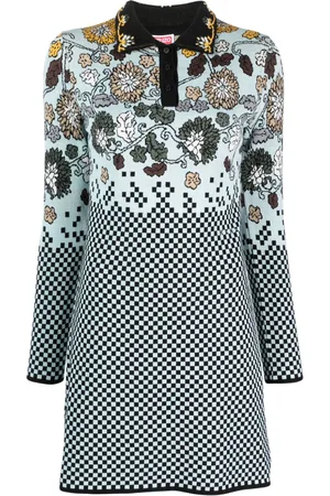 Kenzo Floral Archive knitted minidress