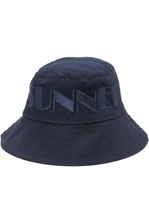 SUNNEI Logo-embroidered cotton bucket hat