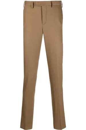 PT Torino Mid-rise straight-leg trousers