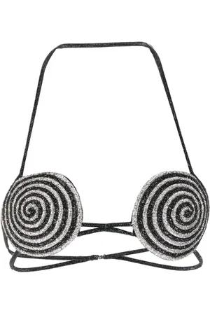 Nué Notes Serenity rhinestone-embellished top