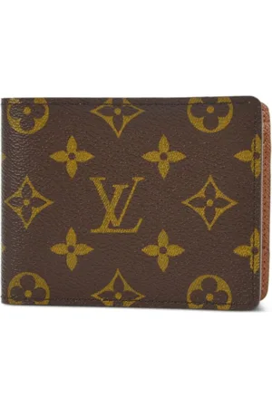 Louis Vuitton Pattern Print, Pink, Yellow Canvas Zippy Wallet