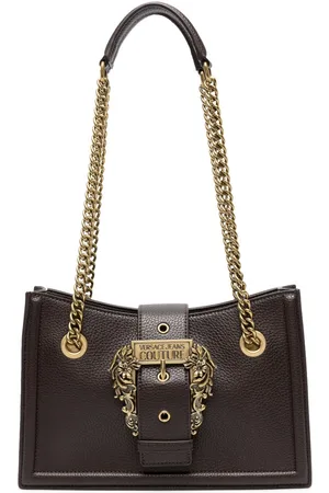 VERSACE Baroque-buckle shoulder bag