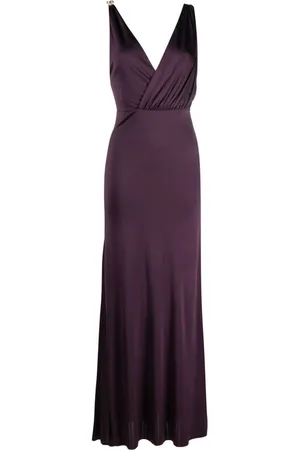 Lanvin V-neck sleeveless maxi dress