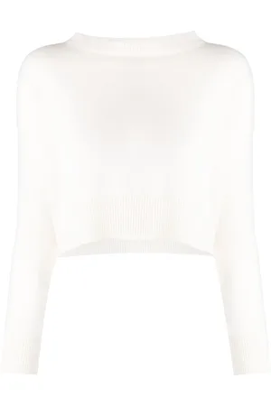 Teddy Cashmere Genova cropped cashmere jumper