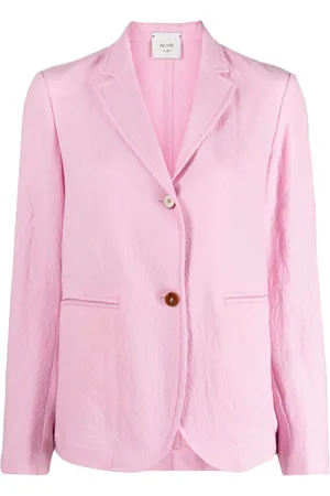 ALYSI Single-breasted notched-collar blazer