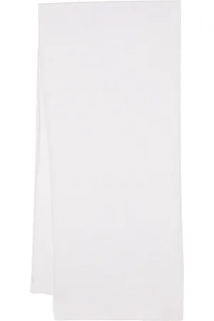 Patrizia Pepe Logo-patch knitted scarf