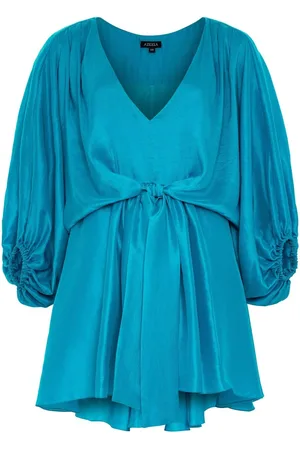 Azeeza Johanna silk midi dress
