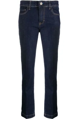 ..,MERCI Mid-rise slim-fit jeans
