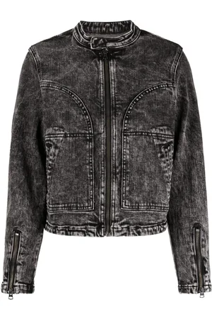 Izzue Logo-patch denim jacket