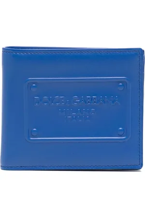 Dolce & Gabbana Embossed-logo bi-fold leather wallet