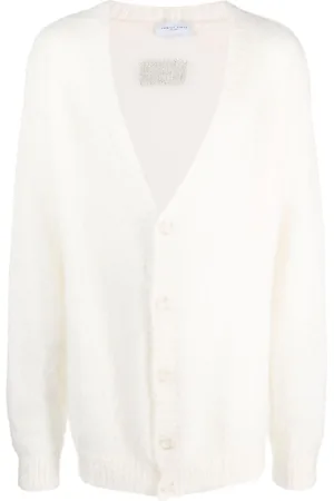 SONGZIO MA-1 patch-knit cardigan - White