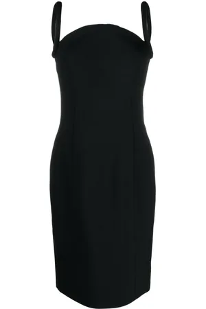 VERSACE Sleeveless midi dress