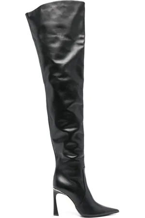 Victoria Beckham Thigh-high pointed-toe boots