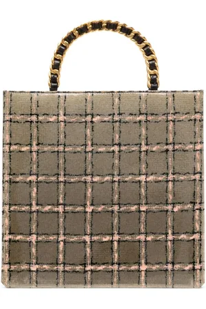 CHANEL 1995-1996 Choco Bar tote bag