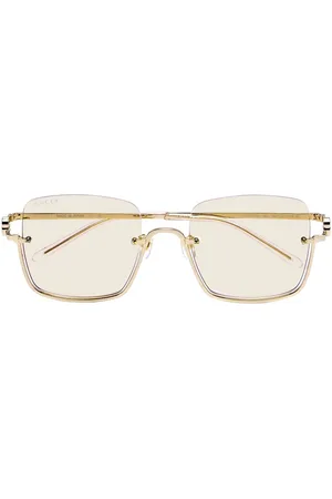 Gucci Eyewear logo-embellished square-frame Sunglasses - Farfetch