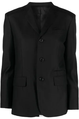 UNDERCOVER Bead-appliqué wool blend blazer