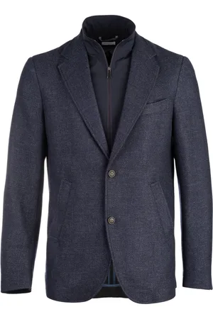 Norwegian Wool Layered-design unstructured blazer