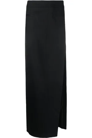 GENNY Side-slit maxi skirt