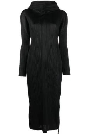 PLEATS PLEASE ISSEY MIYAKE High-neck pleated dress