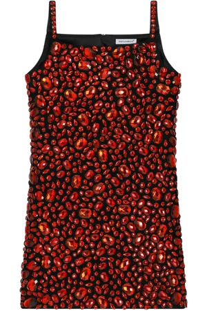 Dolce & Gabbana Crystal-embellished sleeveless dress