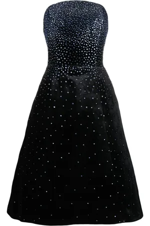 JEAN-LOUIS SABAJI Crystal-embellished midi dress