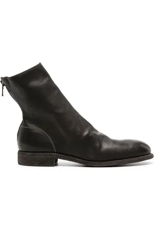 GUIDI 986 zip-up leather boots